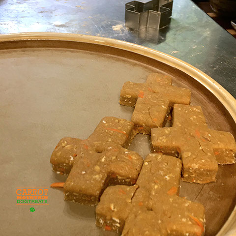 X-Large dog treats in the shape of a cross
