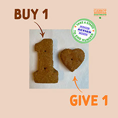 Angel shaped Dog Treat with Buy 1 Dog Treat, Give 1 Dog Treat