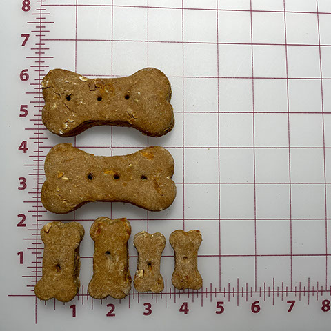 cross shaped X-Large dog treats